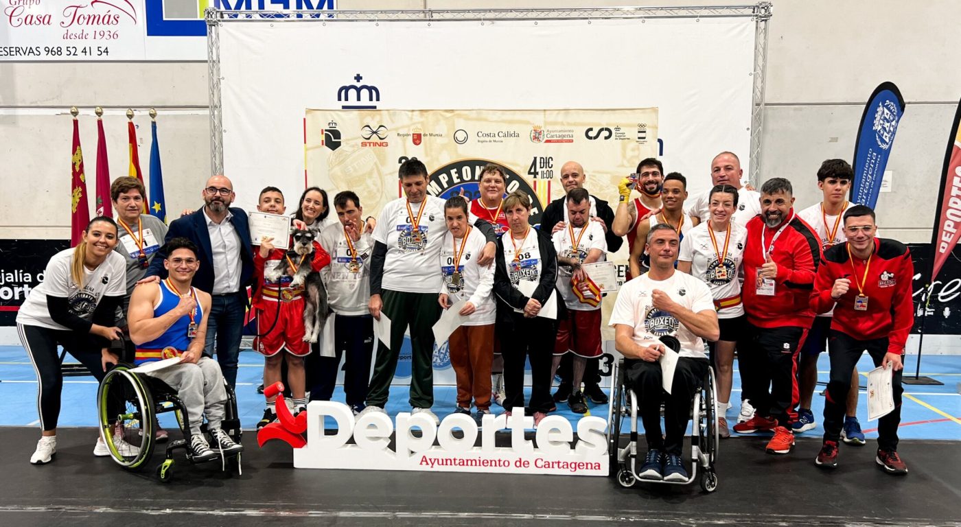Nuestros Campeones en el II Campeonato Nacional de Boxeo Adaptado.