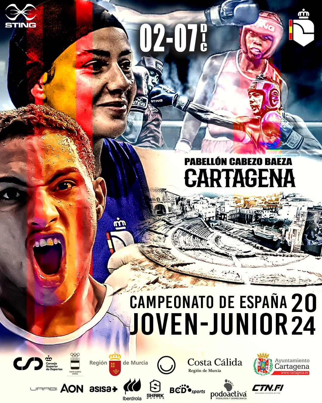 CARTAGENA SERÁ LA SEDE DE DOS CAMPEONATOS DE ESPAÑA DE BOXEO: ADAPTADO Y JOVEN Y JUNIOR