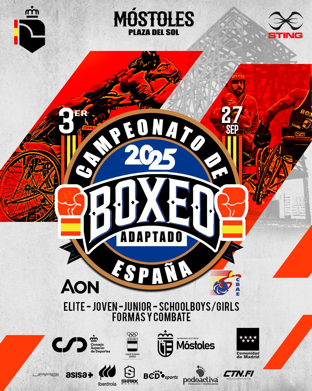 EL BOXEO INCLUSIVO BRILLA EN MÓSTOLES CON EL III CAMPEONATO DE ESPAÑA DE BOXEO ADAPTADO