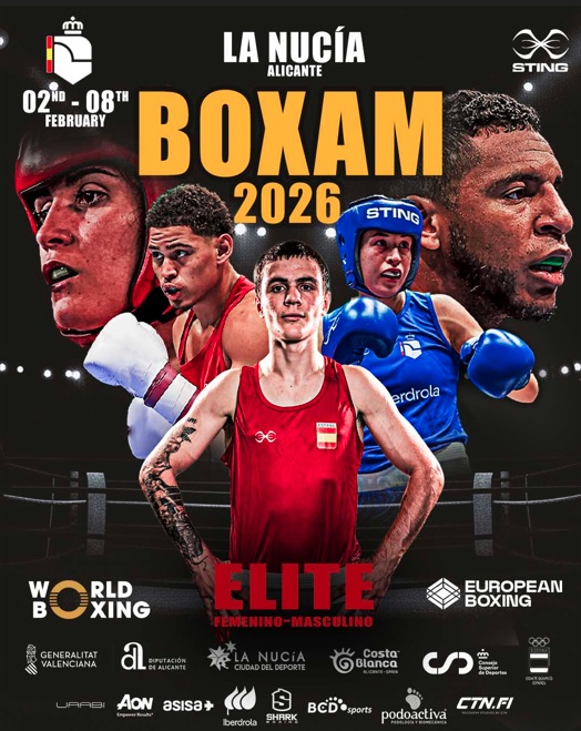 LA NUCÍA VOLVERÁ A SER REFERENTE INTERNACIONAL DEL BOXEO, CON EL TORNEO INTERNACIONAL BOXAM ÉLITE 2026