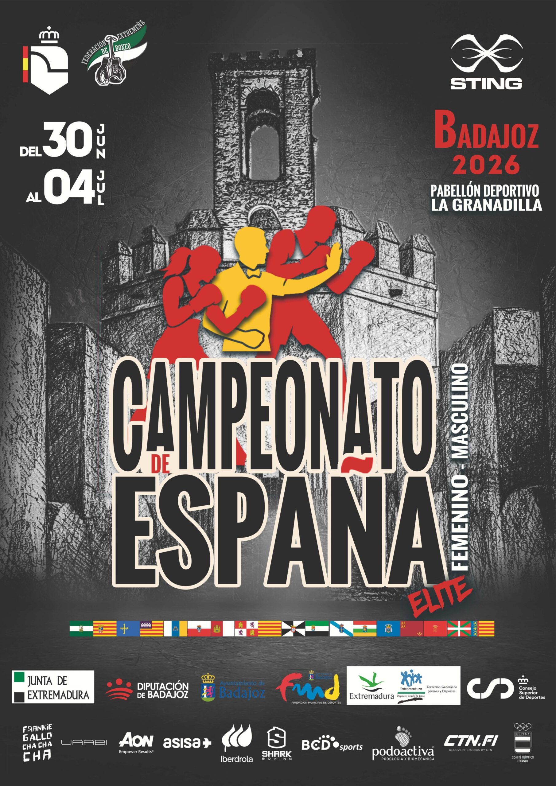 REVELADOS LOS CUADROS DE COMBATES DE LOS CAMPEONATOS DE ESPAÑA DE BOXEO OLÍMPICO